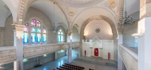 Synagogue in Lucenec after the rehabilitation 