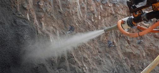 New concrete replacement Nafufill GTS HS rapid